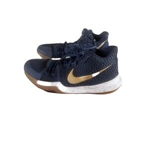 Nike Kylie 3 Shoes Obsidian Blue And Gold Size 8